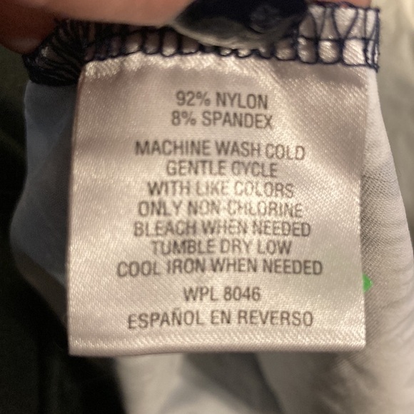 Macy’s CHARTER CLUB Dress Coral Tropicale Intrepid Blue Combo Size XL NWT - Picture 9 of 9